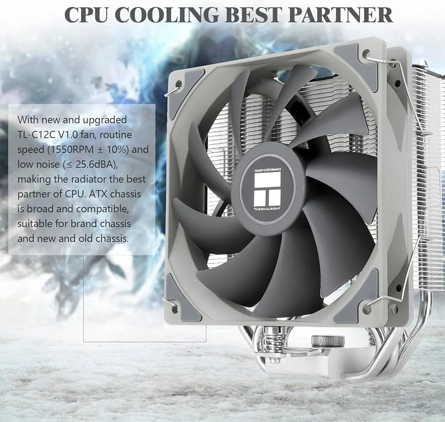 Tản nhiệt khí Thermalright Assassin King 120 SE White - NEW