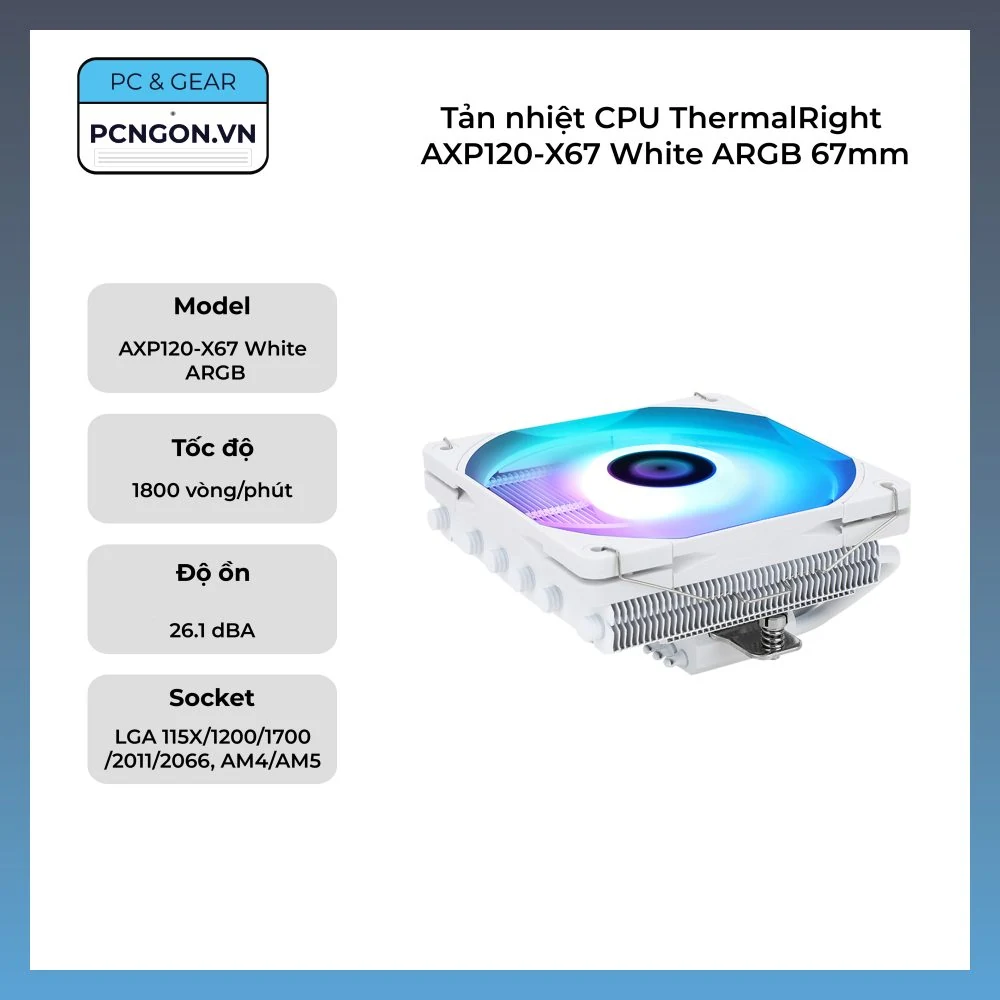 Tản nhiệt khí Thermalright AXP120-X67 - NEW