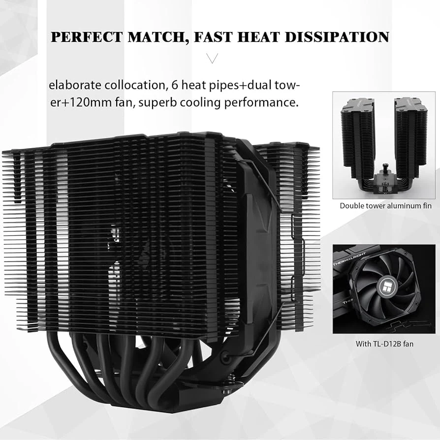 Tản nhiệt khí Thermalright Peerless Assassin 120 Mini Black - NEW