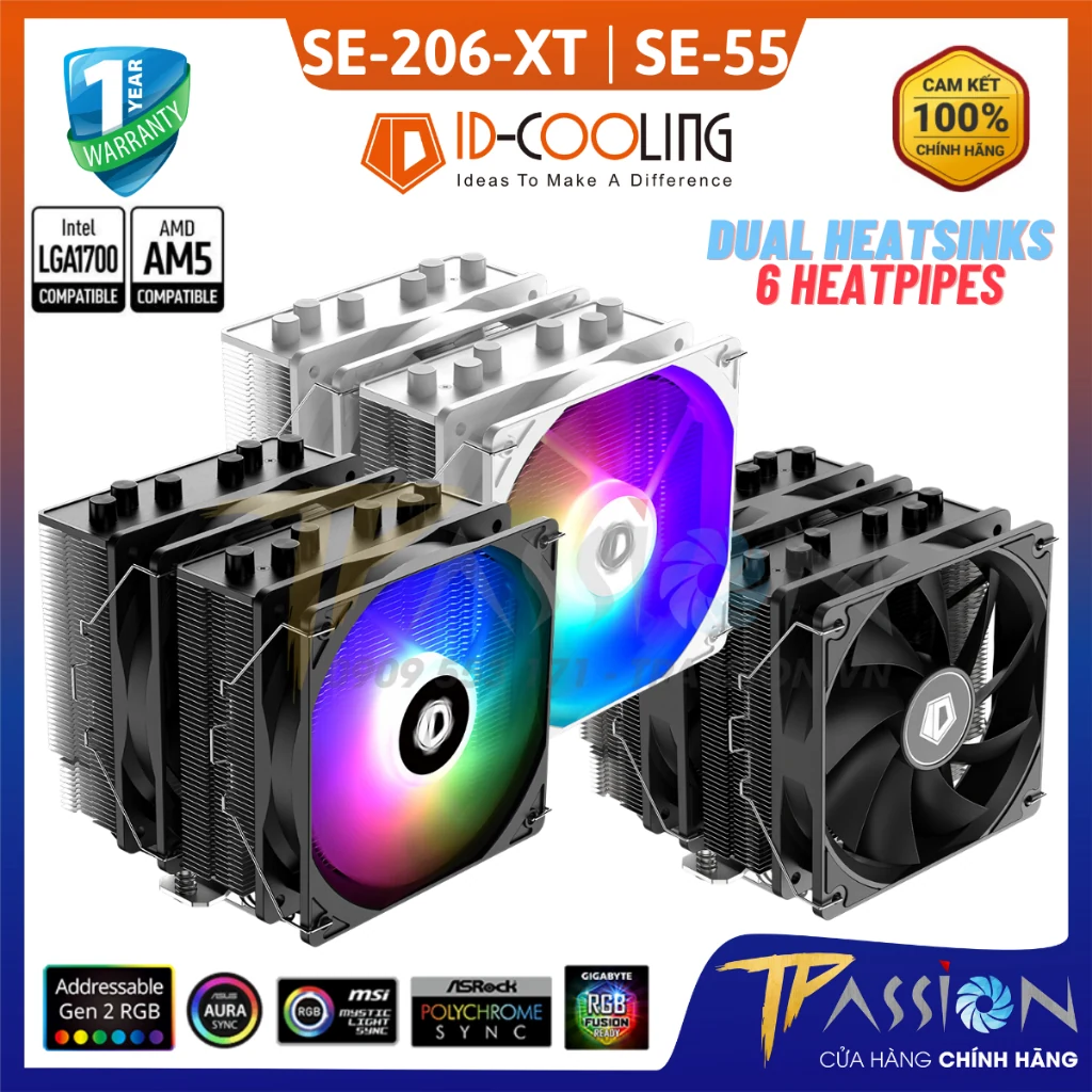 Tản Nhiệt Nước CPU ID-Cooling ICEFLOW 240 ARGB - NEW