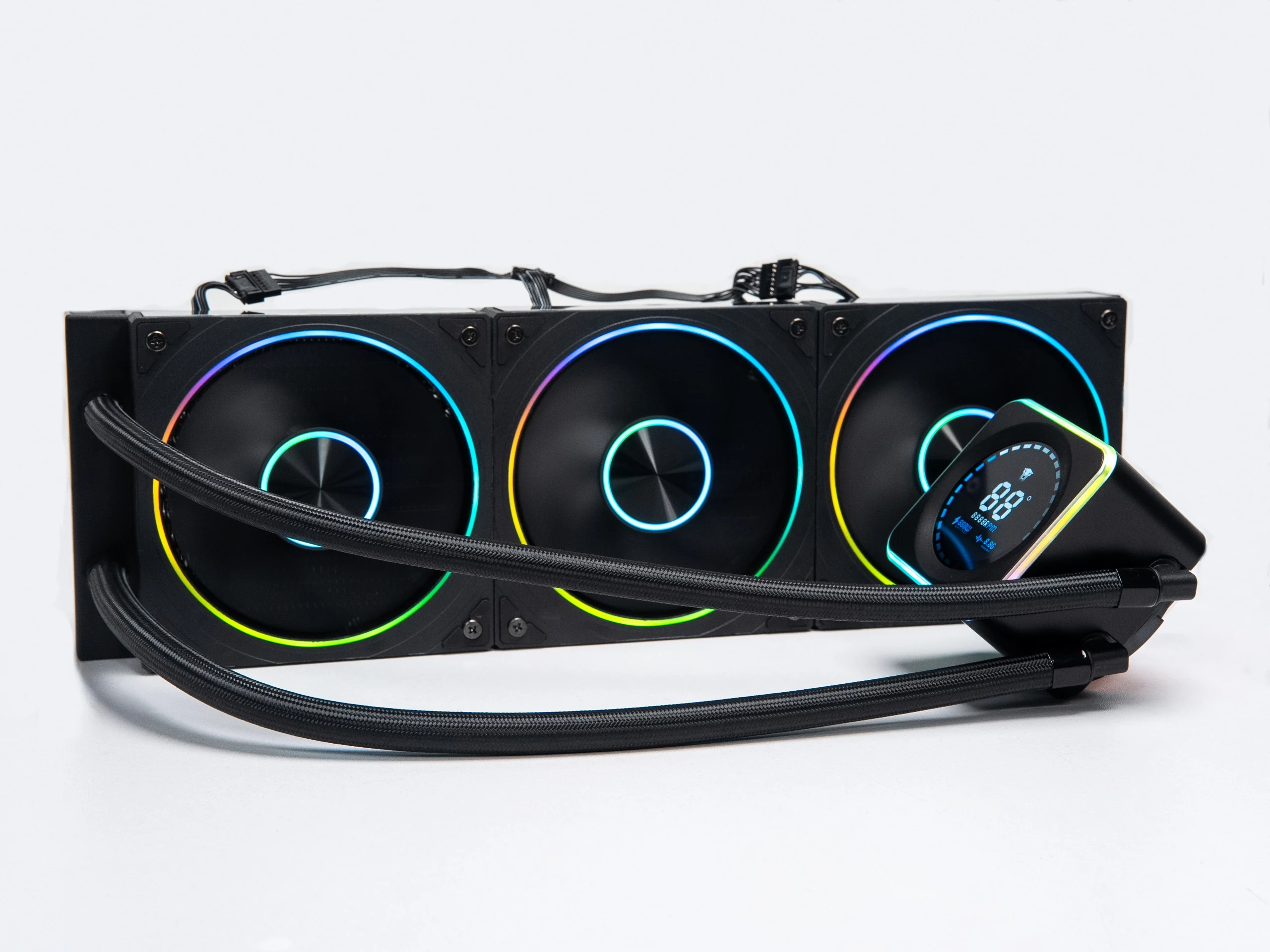 Tản Nhiệt Nước CPU Jungle Leopard AstroBeat 360 Digital ARGB Black - NEW