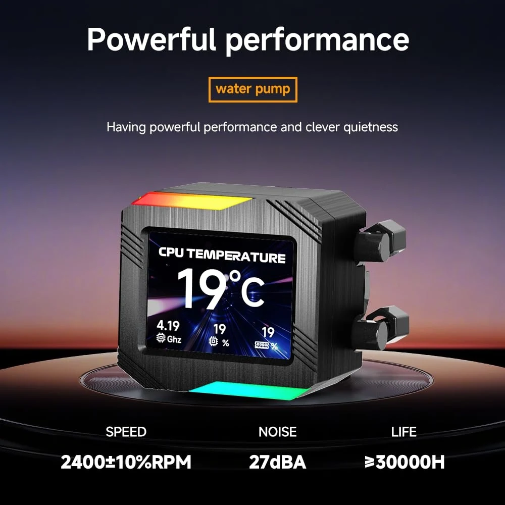 Tản Nhiệt Nước CPU Jungle Leopard AstroShel V2G 360 Black ARGB LCD - NEW
