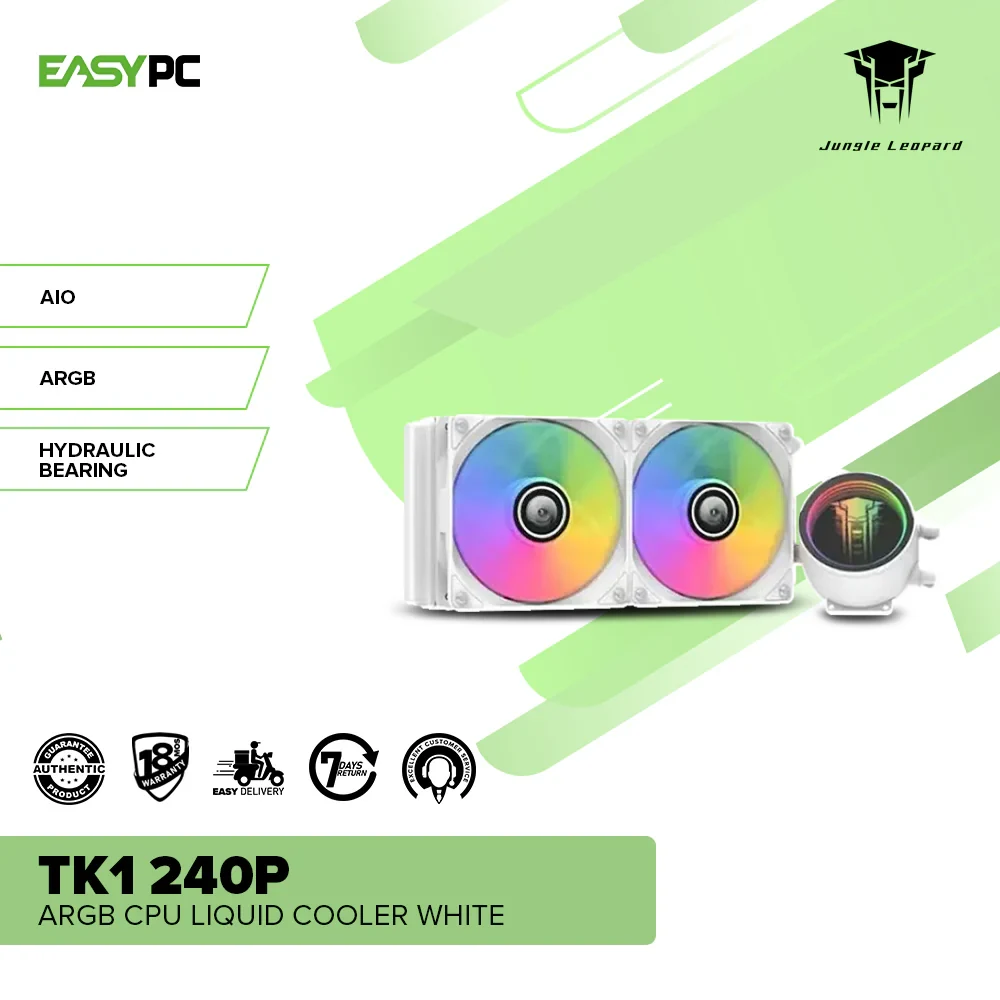 Tản Nhiệt Nước CPU Jungle Leopard TK1 240P ARGB White - NEW