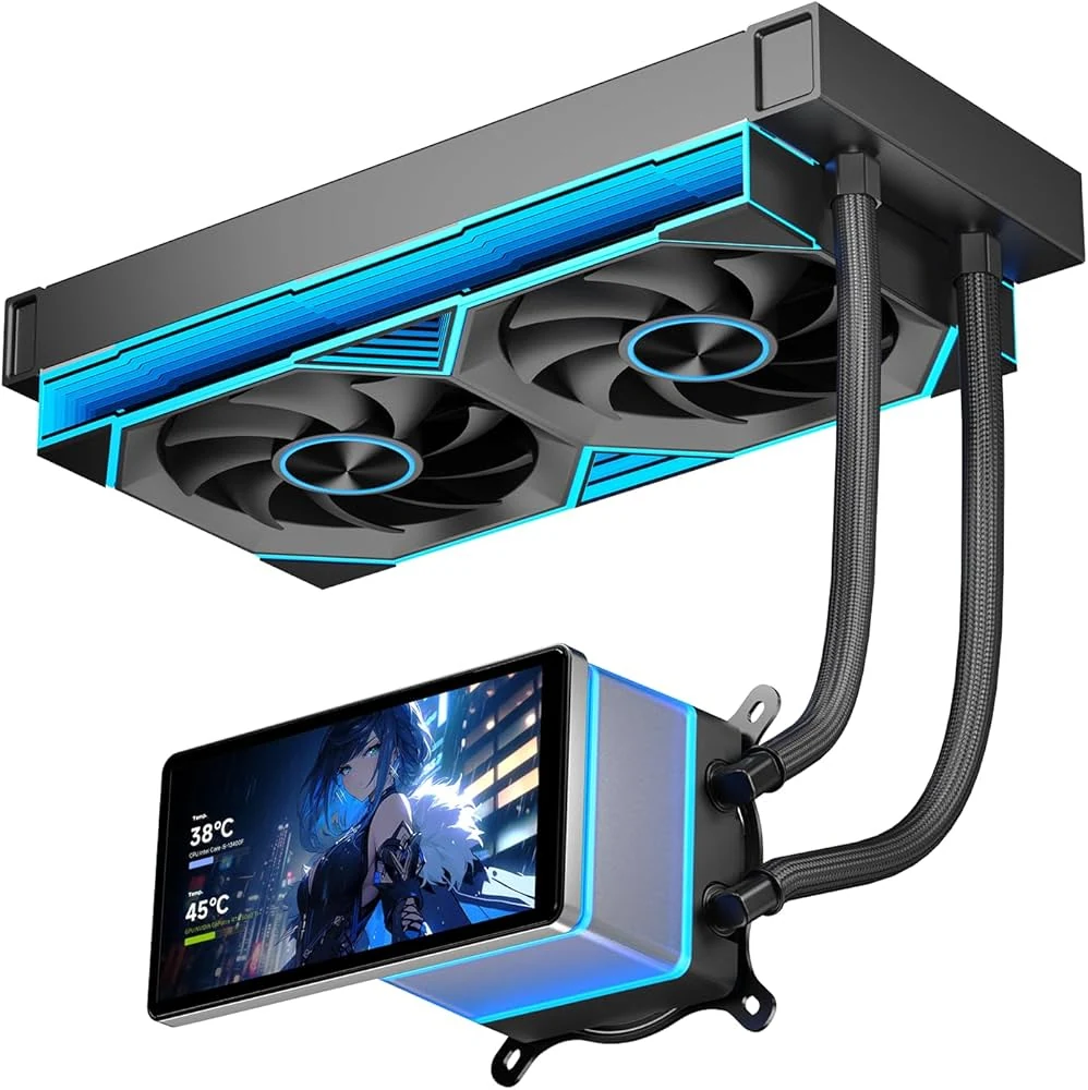 Tản Nhiệt Nước CPU Leopard Pro Flow 240 ARGB LCD Black - NEW