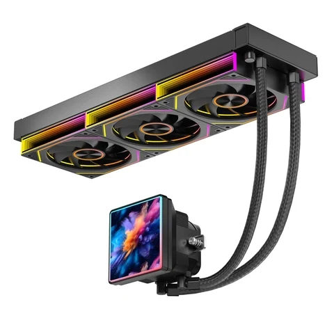 Tản Nhiệt Nước CPU Leopard Pro Flow 240 ARGB LCD White - NEW