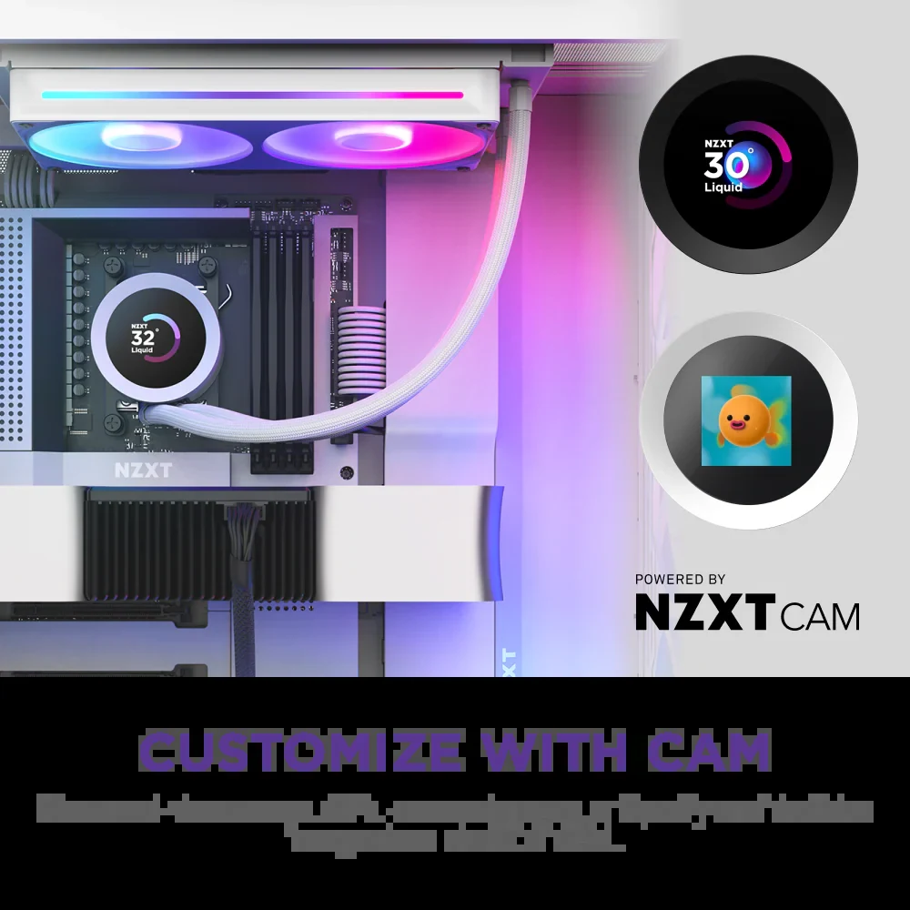 Tản Nhiệt Nước CPU NZXT Kraken Plus 240 White - NEW