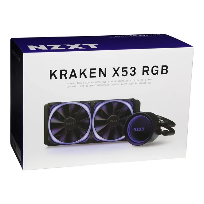 Tản Nhiệt Nước CPU NZXT Kraken X53 RGB 240mm Black - NEW