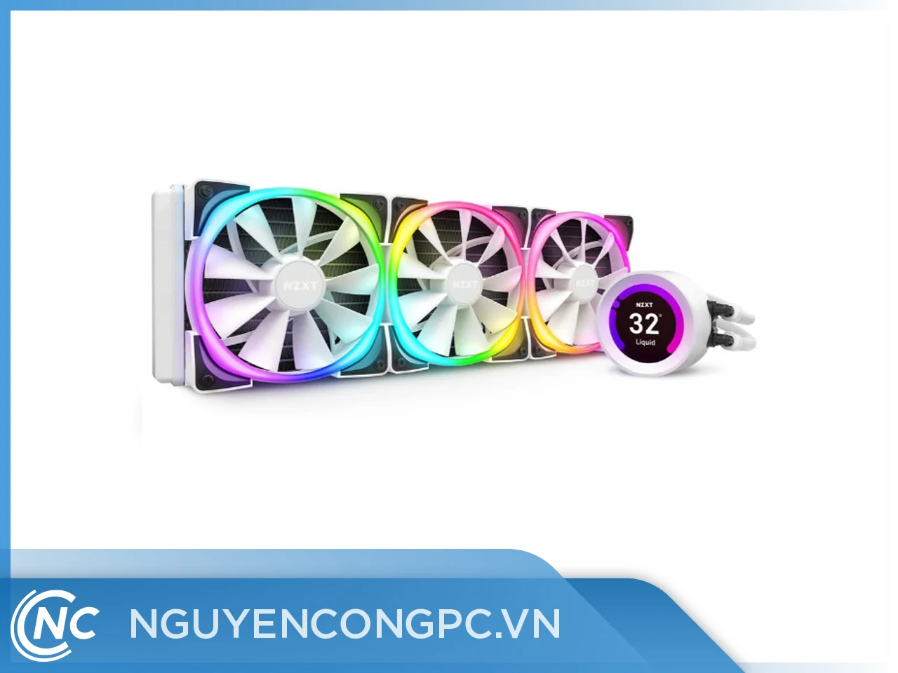 Tản Nhiệt Nước CPU NZXT Kraken Z73 RGB 360mm White - NEW