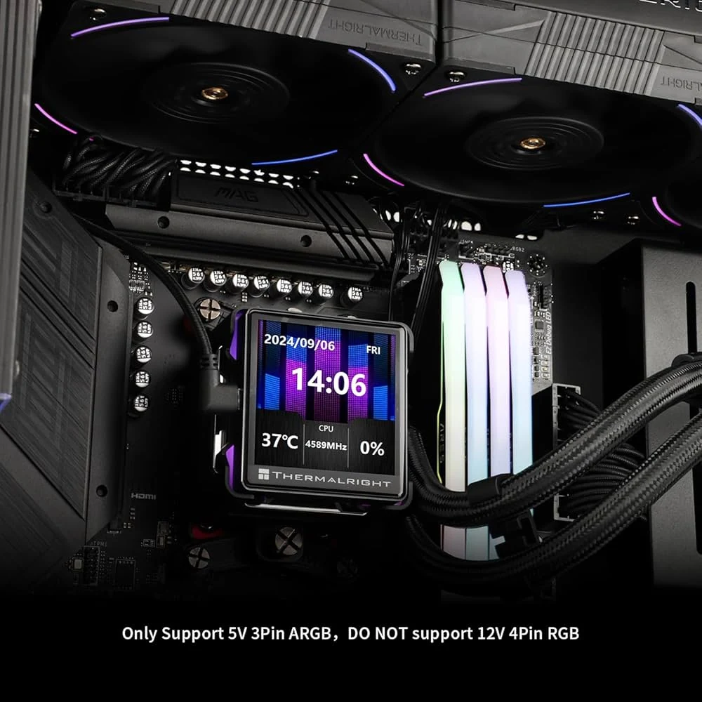 Tản Nhiệt Nước CPU Thermalright Elite Vision 360 BLACK ARGB - NEW