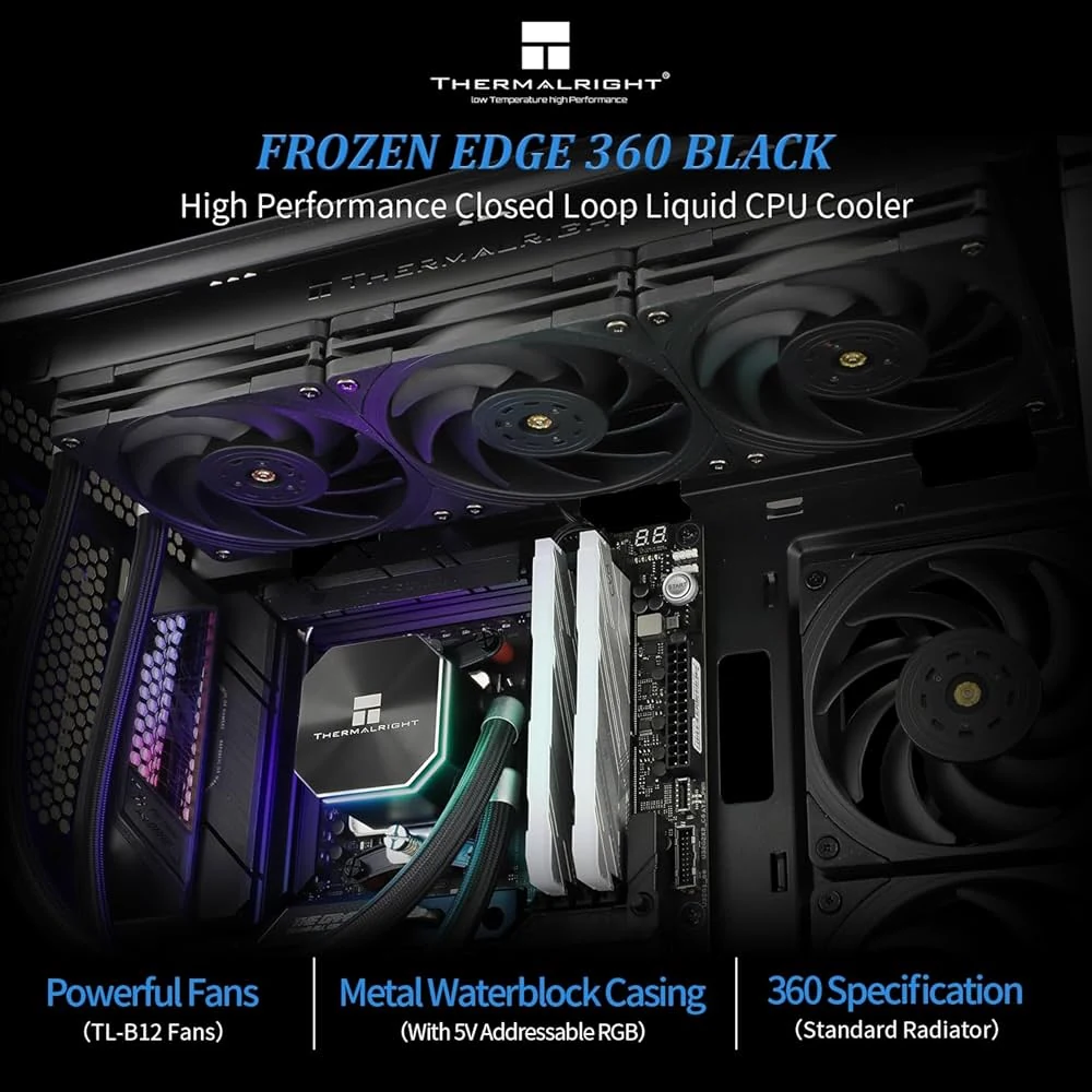 Tản Nhiệt Nước CPU Thermalright Frozen Edge 360 BLACK - NEW