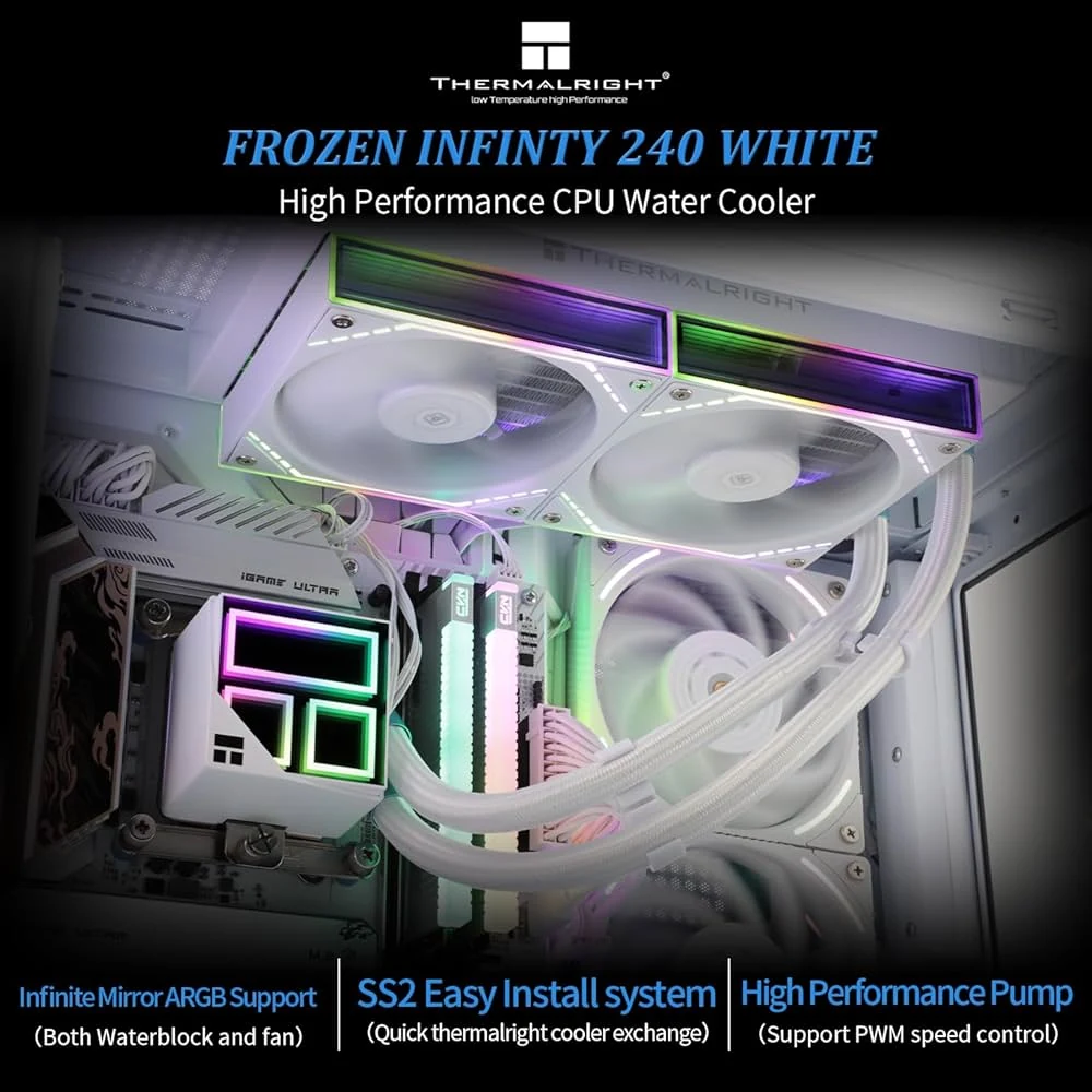 Tản Nhiệt Nước CPU Thermalright Frozen Infinity 240 WHITE - NEW