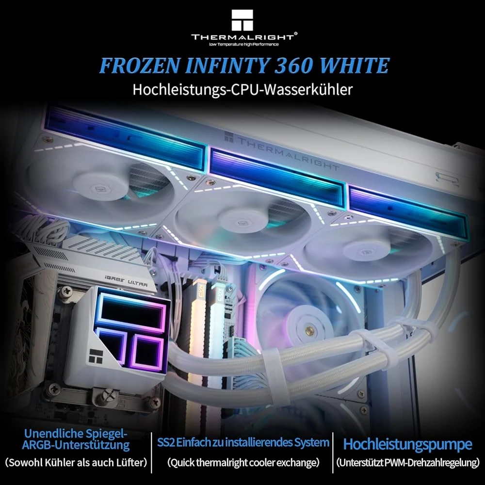 Tản Nhiệt Nước CPU Thermalright Frozen Infinity 360 WHITE - NEW