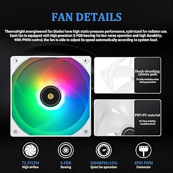 Tản Nhiệt Nước CPU Thermalright Frozen Notte 360 WHITE ARGB V2 - NEW