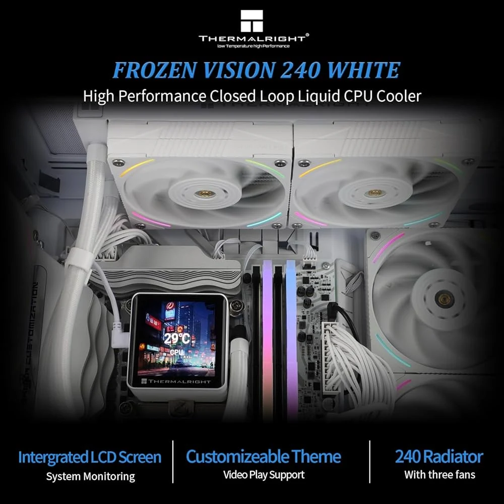 Tản Nhiệt Nước CPU Thermalright Frozen Vision 240 WHITE - NEW