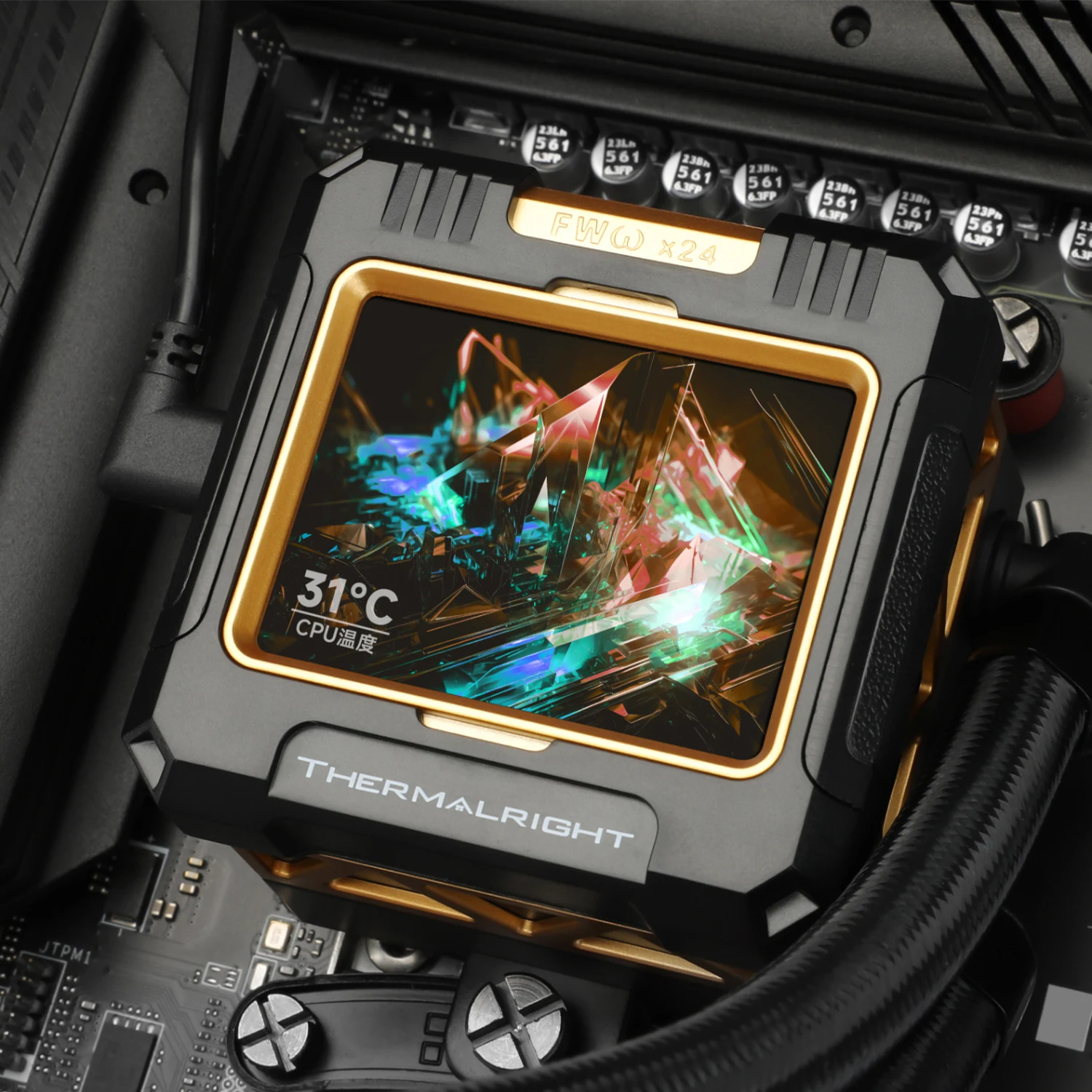 Tản Nhiệt Nước CPU Thermalright Frozen Warframe 360 BLACK ARGB - NEW