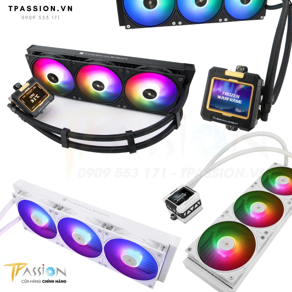 Tản Nhiệt Nước CPU Thermalright Frozen Warframe 360 ULTRA ARGB BLACK - NEW