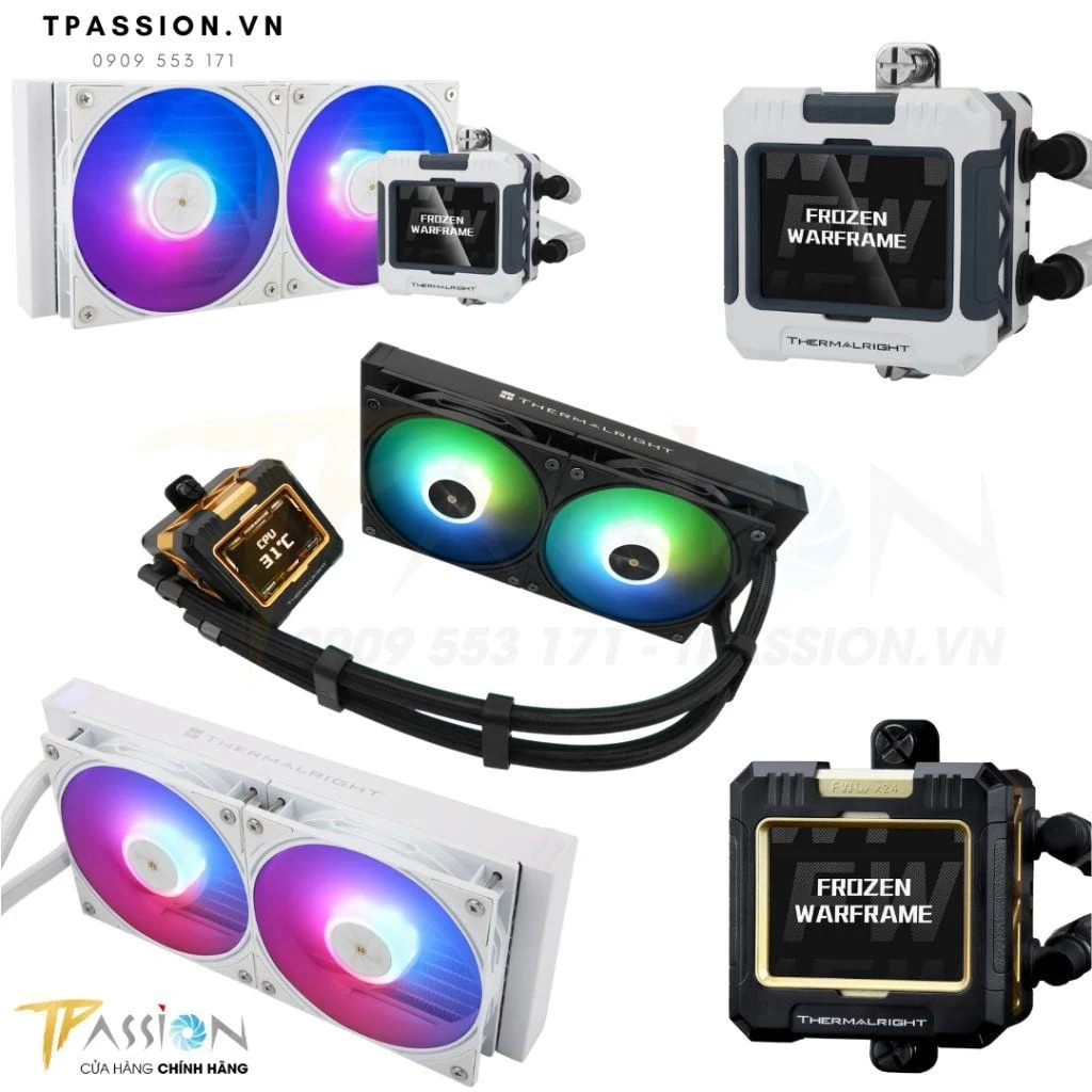 Tản Nhiệt Nước CPU Thermalright Frozen Warframe 360 ULTRA ARGB BLACK - NEW