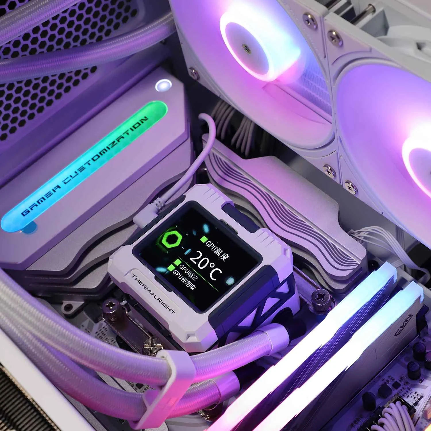 Tản Nhiệt Nước CPU Thermalright Frozen Warframe 360 WHITE ARGB - NEW
