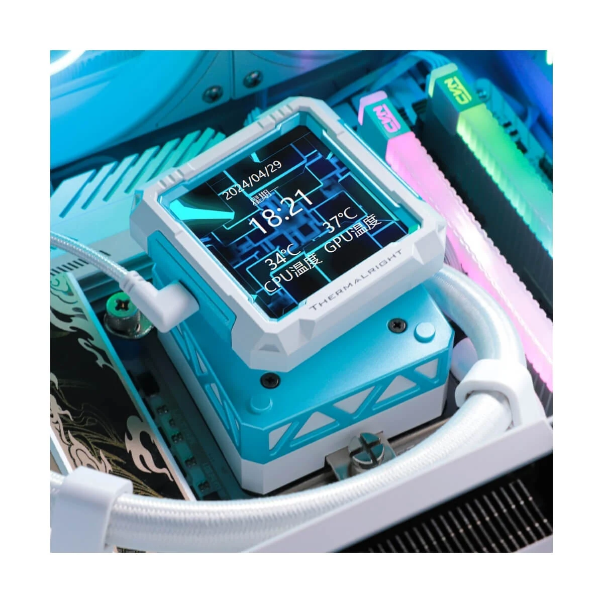 Tản Nhiệt Nước CPU Thermalright Frozen Warframe PRO 360 WHITE ARGB - NEW
