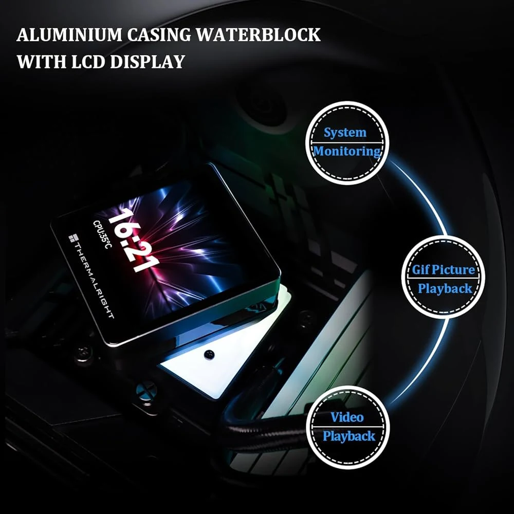 Tản Nhiệt Nước CPU Thermalright Grand Vision 240 ARGB BLACK - NEW
