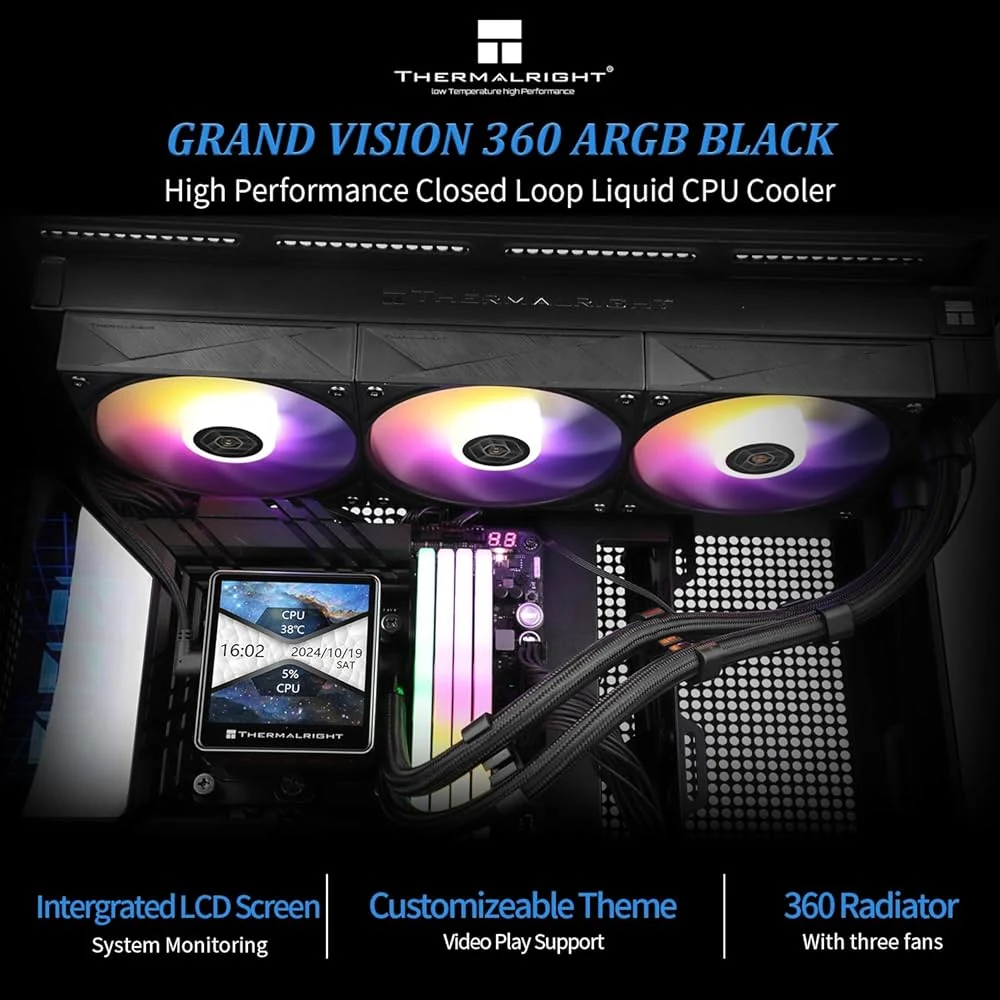Tản Nhiệt Nước CPU Thermalright Grand Vision 240 ARGB BLACK - NEW