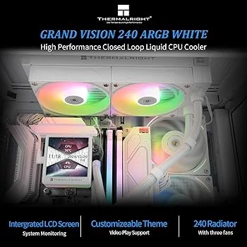 Tản Nhiệt Nước CPU Thermalright Grand Vision 240 ARGB WHITE - NEW