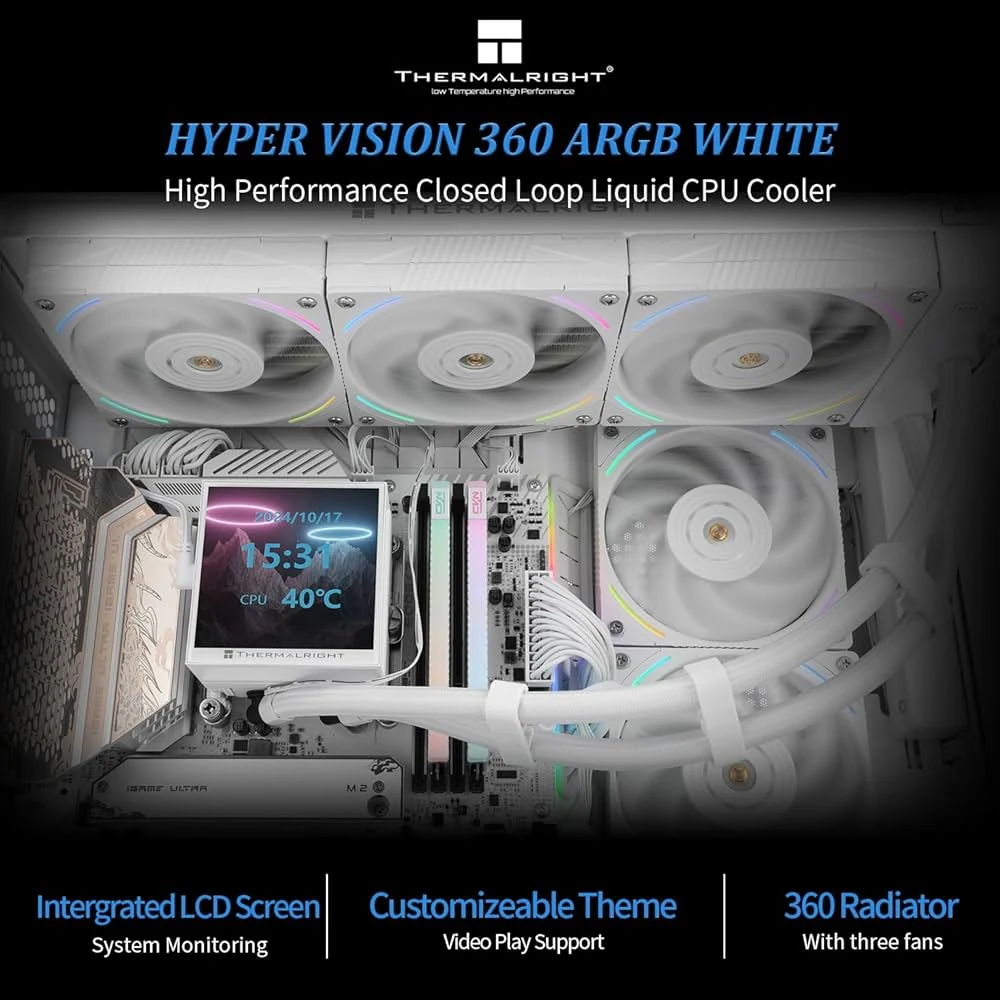 Tản Nhiệt Nước CPU Thermalright Hyper Vision 360 UB ARGB WHITE - NEW