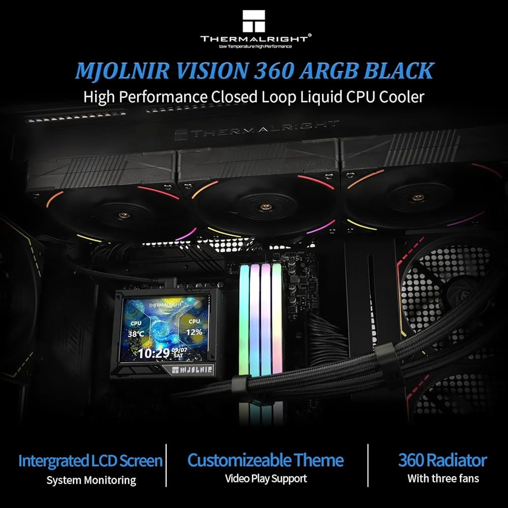 Tản Nhiệt Nước CPU Thermalright Mjolnir Vision 360 WHITE ARGB - NEW