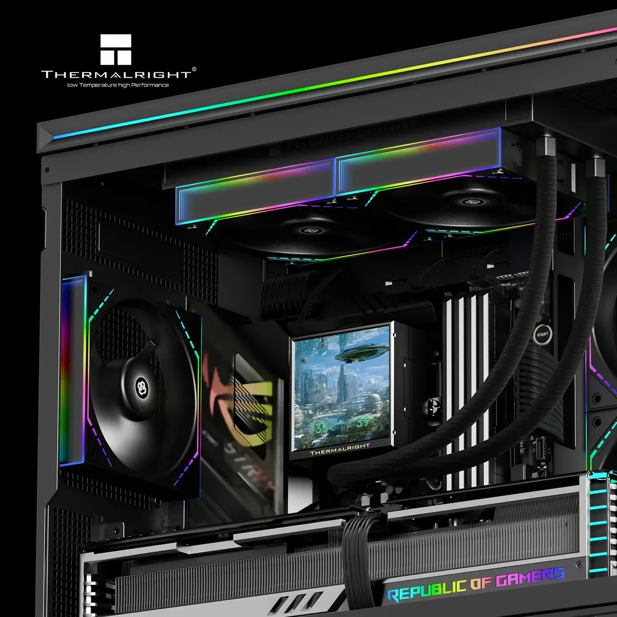 Tản Nhiệt Nước CPU Thermalright Peerless Vision 240 ARGB BLACK - NEW