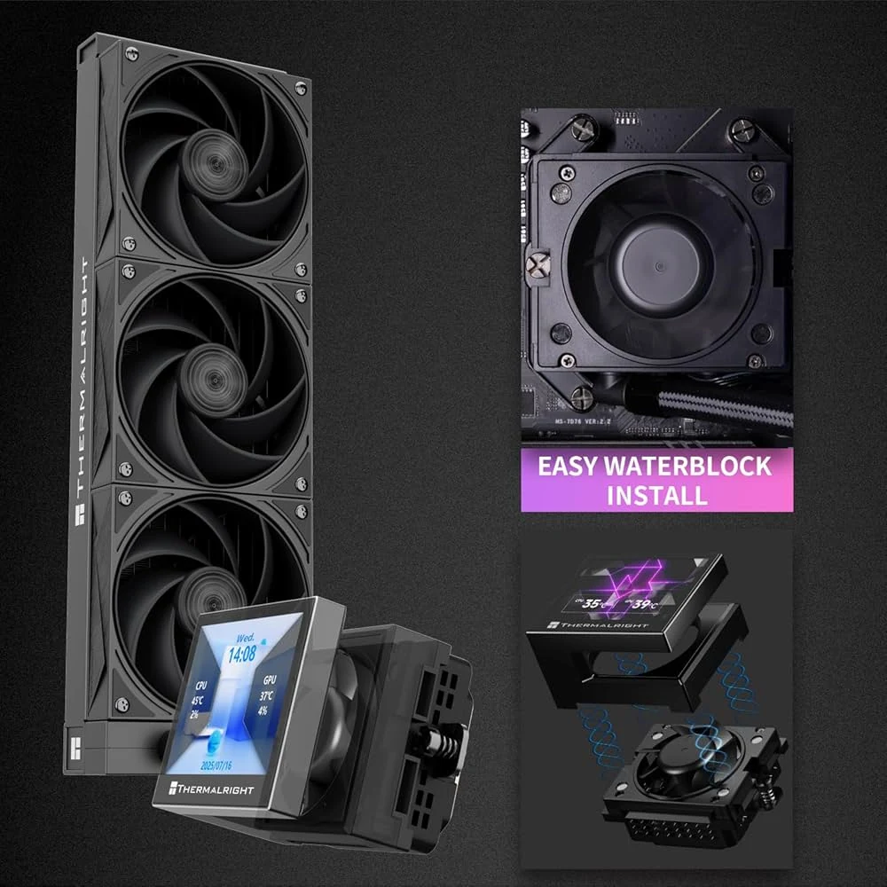 Tản Nhiệt Nước CPU Thermalright Stream Vision 360 BLACK - NEW