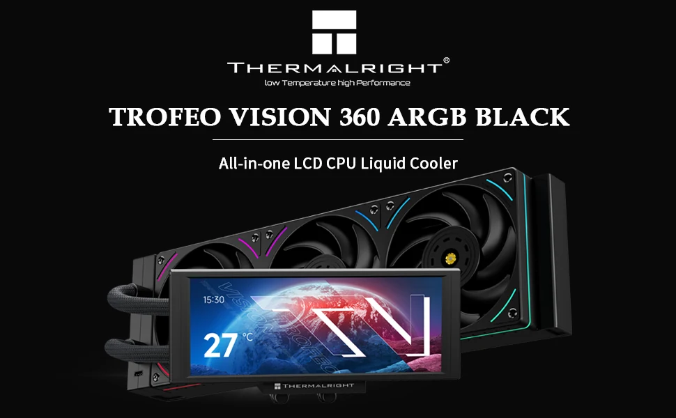 Tản Nhiệt Nước CPU Thermalright Trofeo Vision 360 ARGB BLACK - NEW