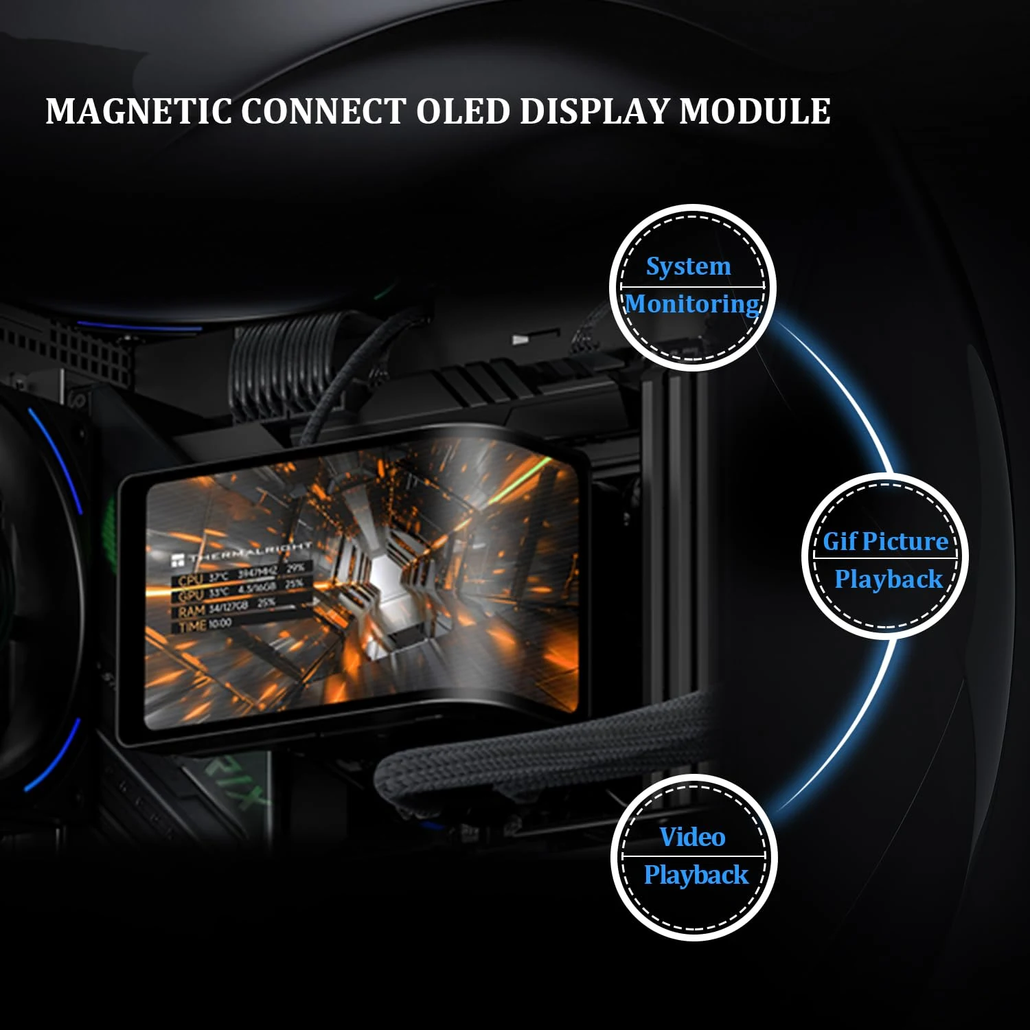 Tản Nhiệt Nước CPU Thermalright Wonder Vision 360 Turbo ARGB BLACK - NEW