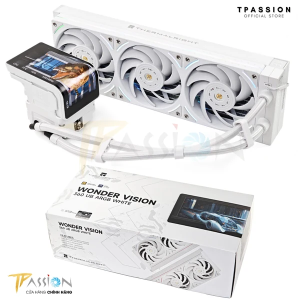 Tản Nhiệt Nước CPU Thermalright Wonder Vision 360 UB ARGB WHITE - NEW