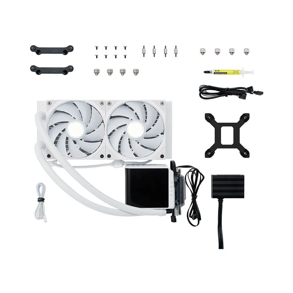 Tản Nhiệt Nước CPU TRYX Panorama 240 ARGB White - NEW