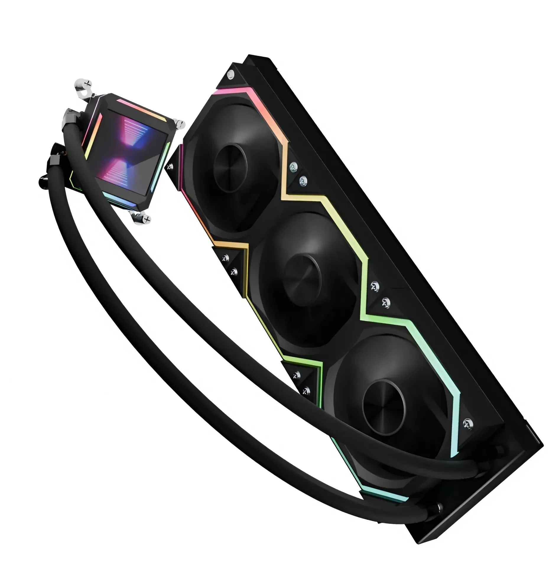 Tản nhiệt nước Leopard Astro Shell 360 ARGB Digital LCD Black