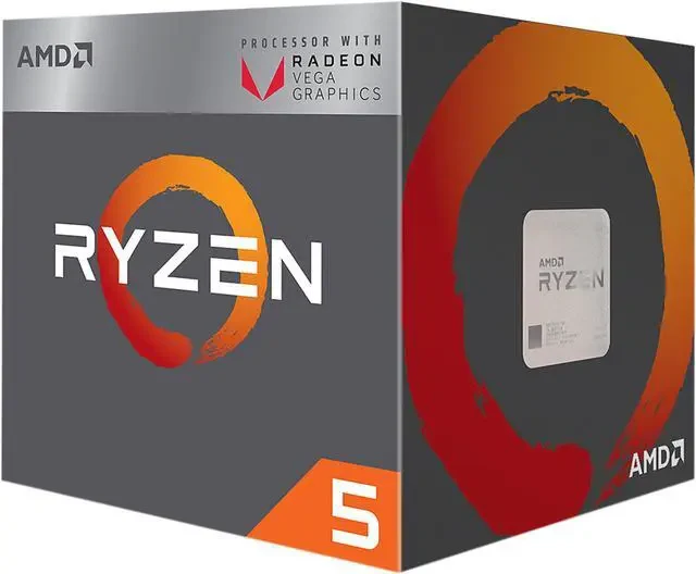 CPU AMD Ryzen 5 2400G - 4 nhân 8 luồng Max turbo 3,9GHz - AM4 - New Tray