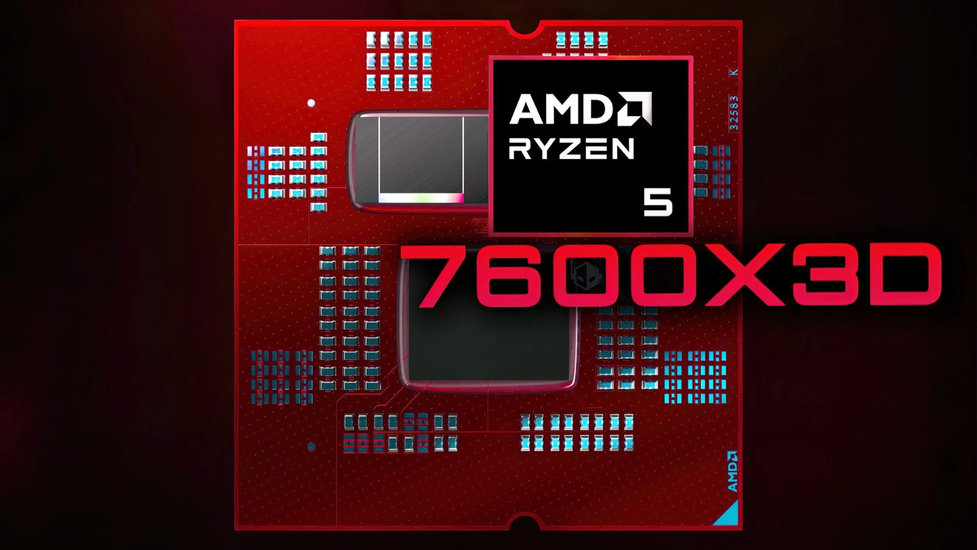 CPU AMD Ryzen 5 7600X3D - 6 nhân 12 luồng Max turbo 4,7GHz - AM5 - New Tray