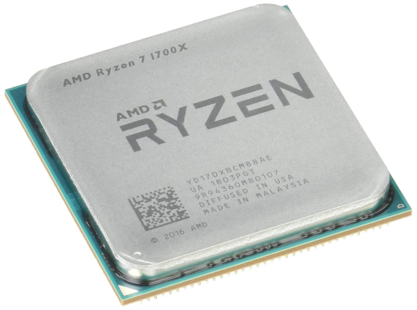 CPU AMD Ryzen 7 1700X - 8 nhân 16 luồng Max turbo 3,8GHz - AM4 - New Tray
