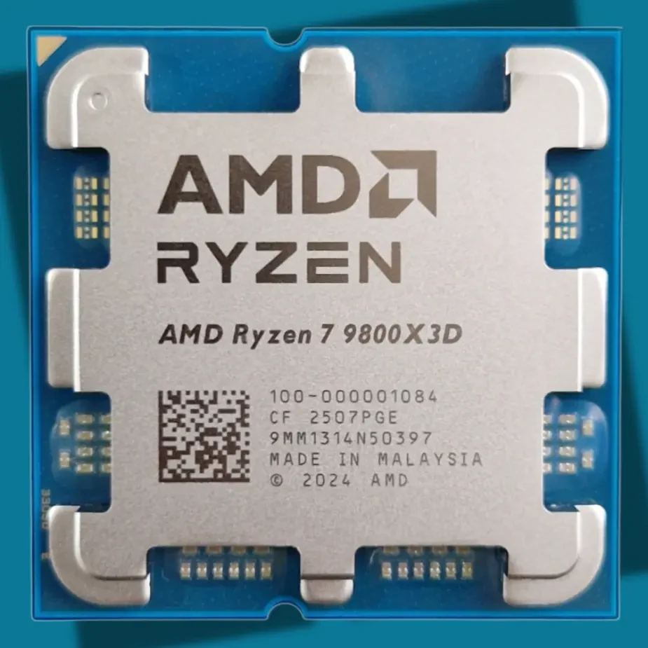 CPU AMD Ryzen 7 9800X3D - 8 nhân 16 luồng Max turbo 5,2GHz - AM5 - New Tray