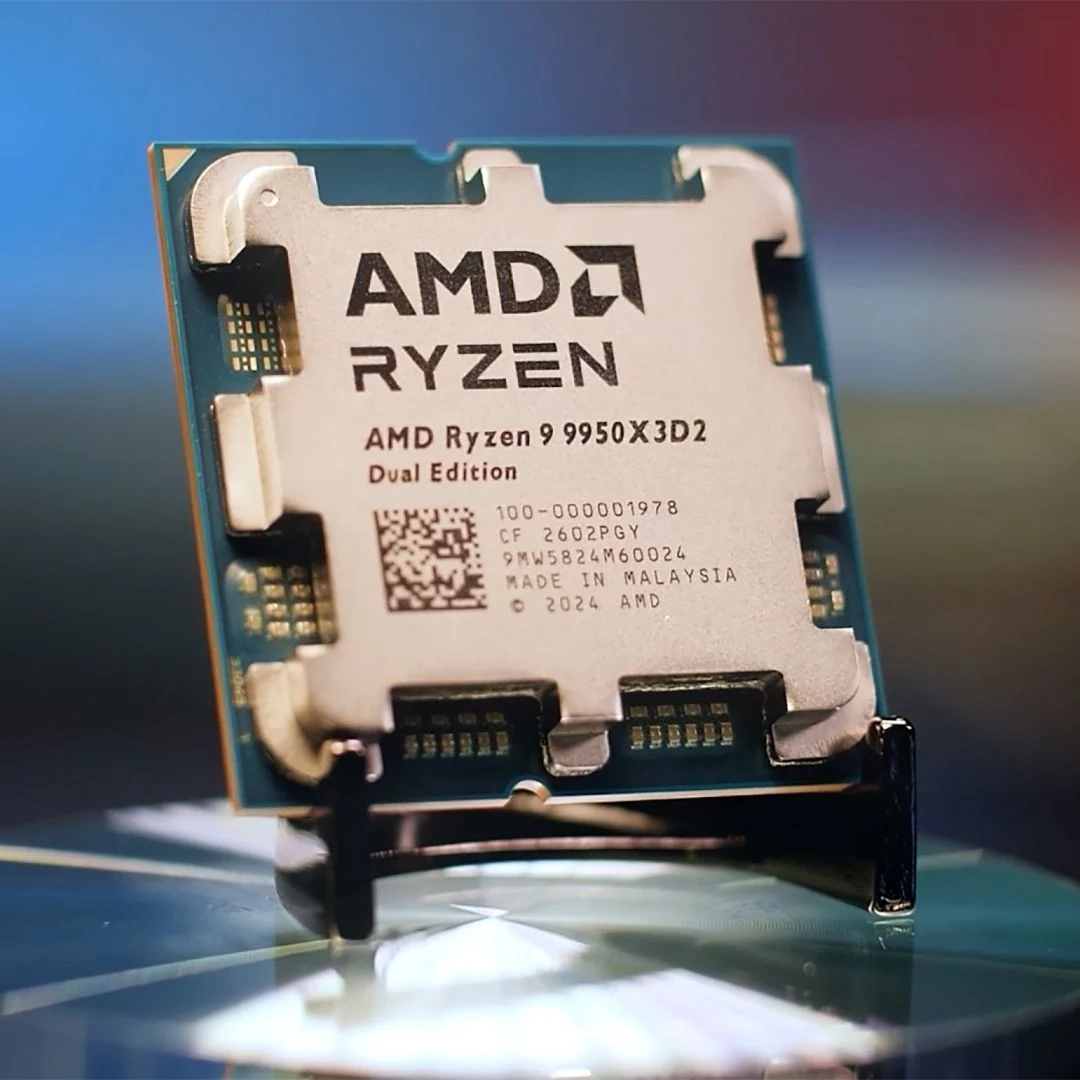CPU AMD Ryzen 9 9950X3D2 Dual Edition - 16 nhân 32 luồng Max turbo 5,6GHz - AM5 - New Tray
