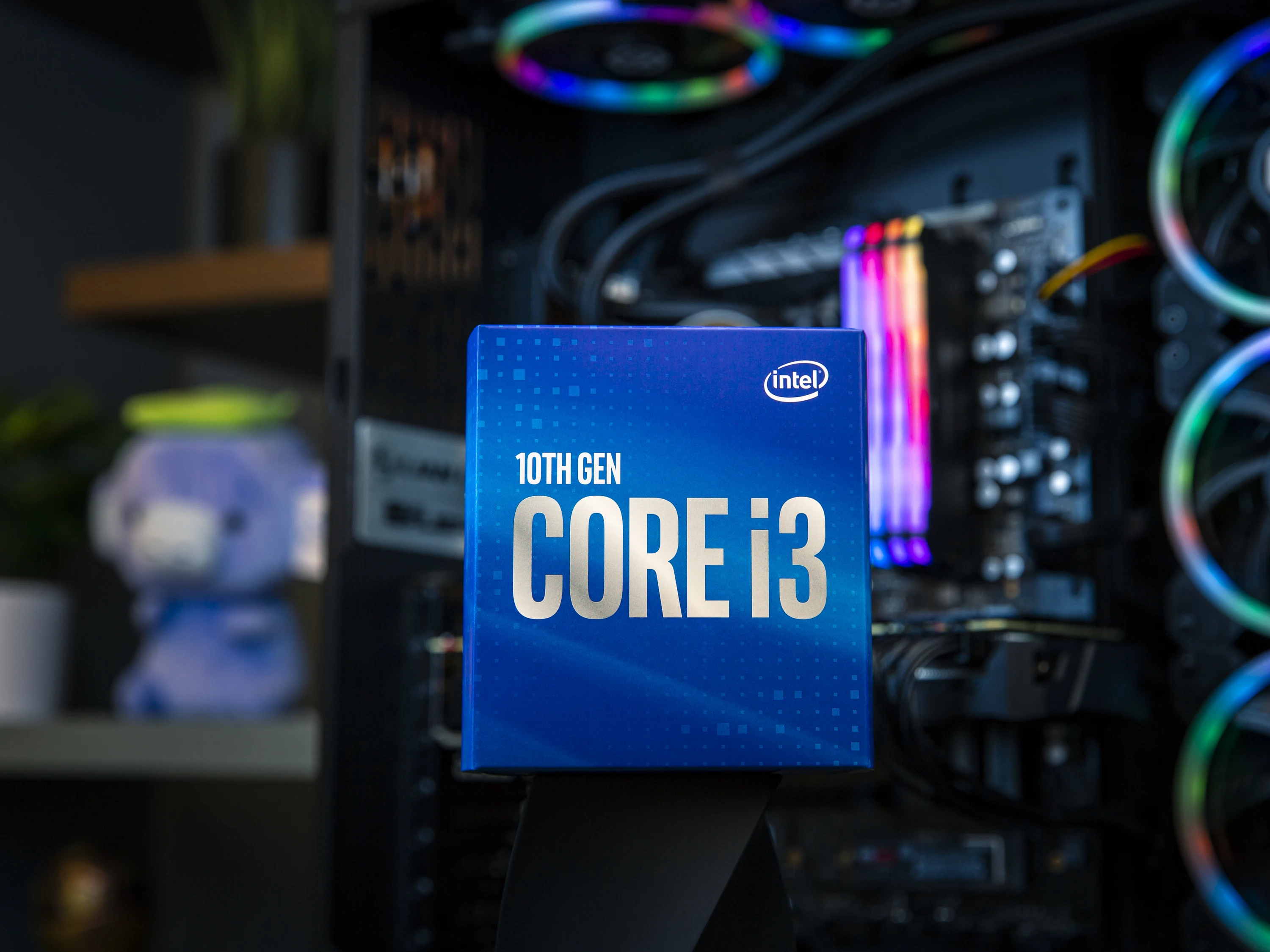 CPU Intel Core i3 10100F 4 nhân 8 luồng Max turbo 4,3 GHz - LGA 1200