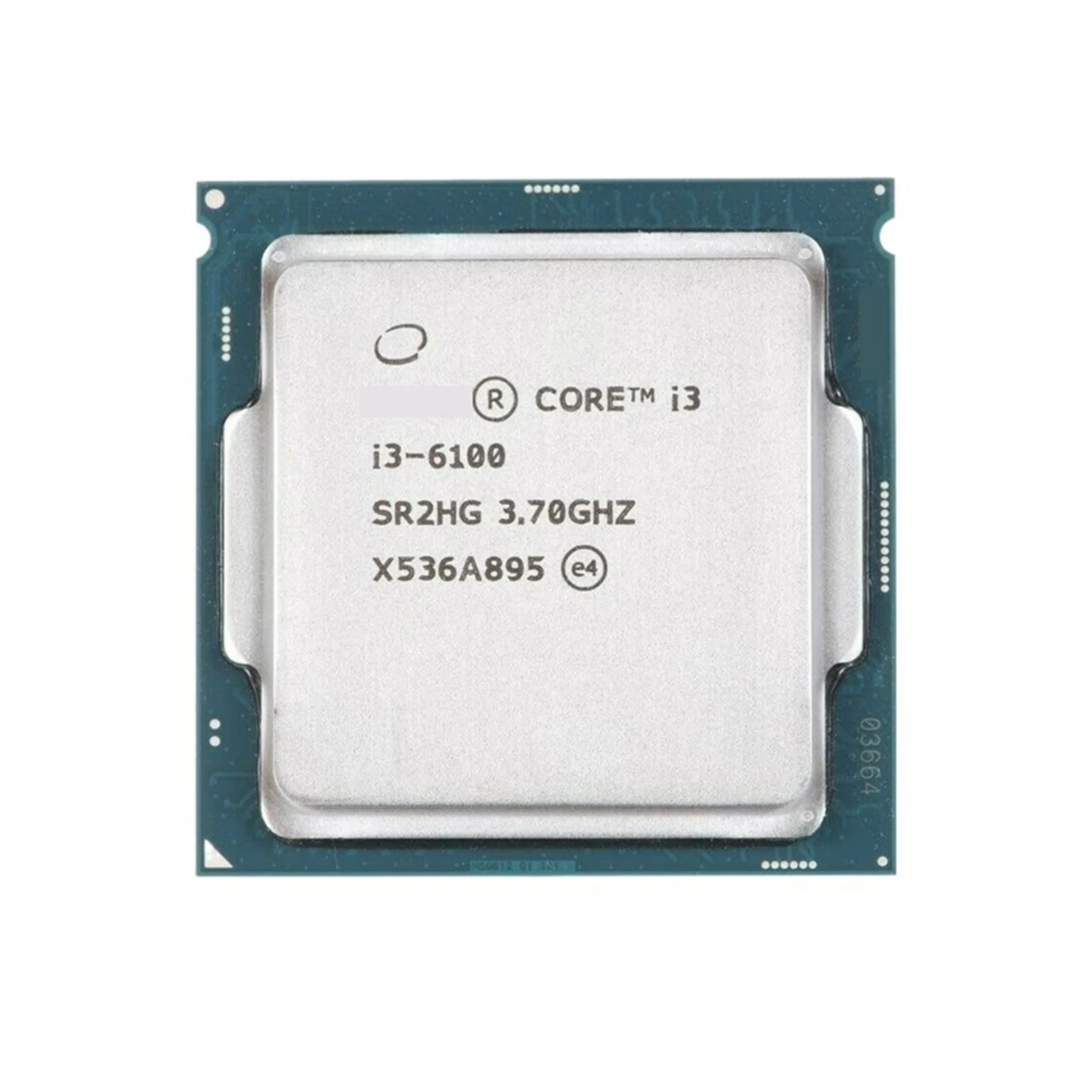 CPU Intel Core i3 6100 2 nhân 4 luồng Max turbo 3,7 GHz - LGA 1151