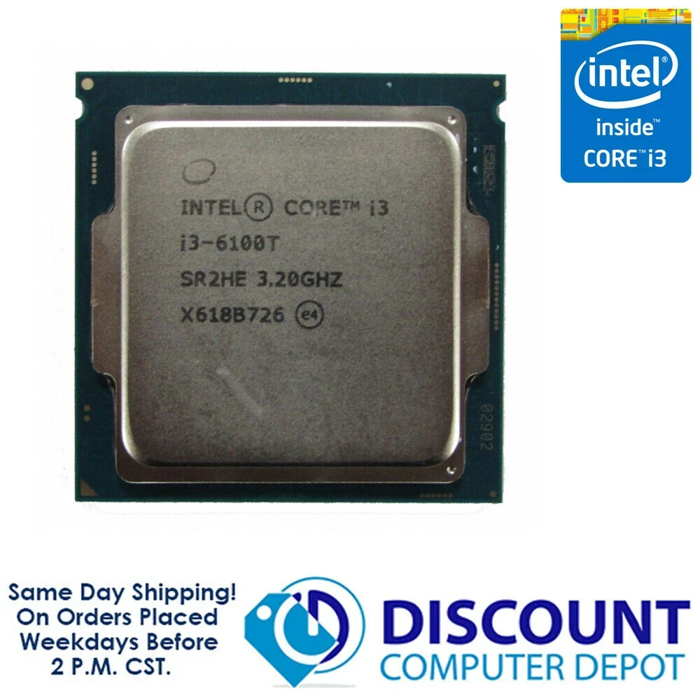 CPU Intel Core i3 6100T 2 nhân 4 luồng Max turbo 3,2 GHz - LGA 1151