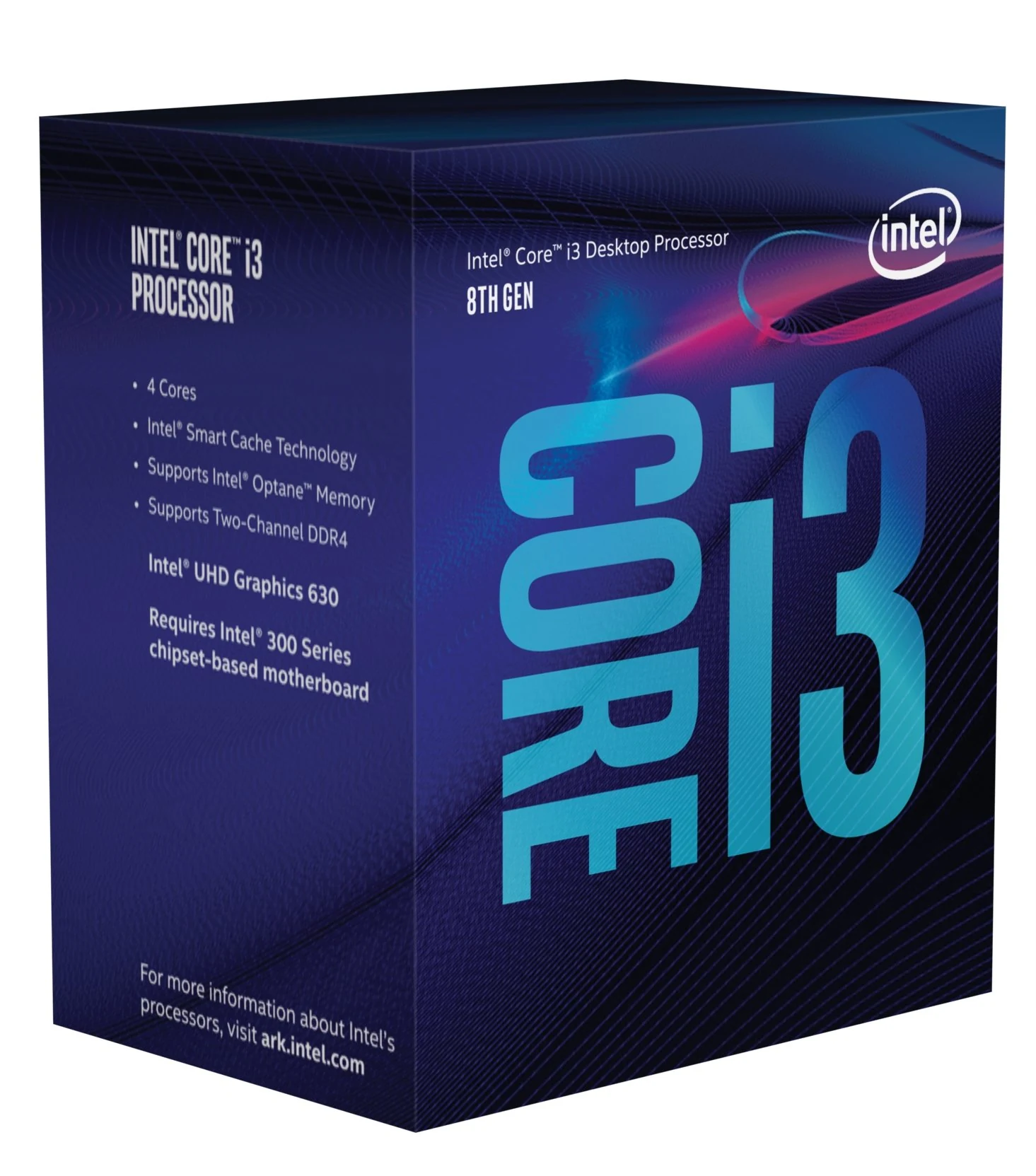 CPU Intel Core i3 8300 4 nhân 4 luồng Max turbo 3,7 GHz - LGA 1151