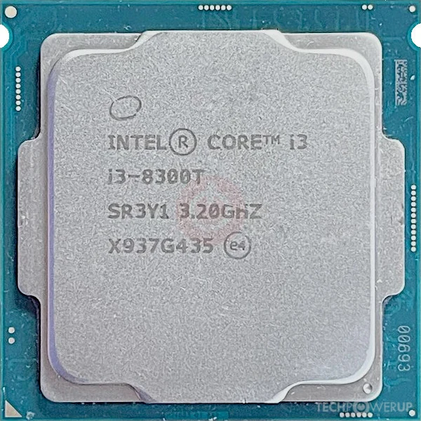 CPU Intel Core i3 8300T 4 nhân 4 luồng Max turbo 3,2 GHz - LGA 1151