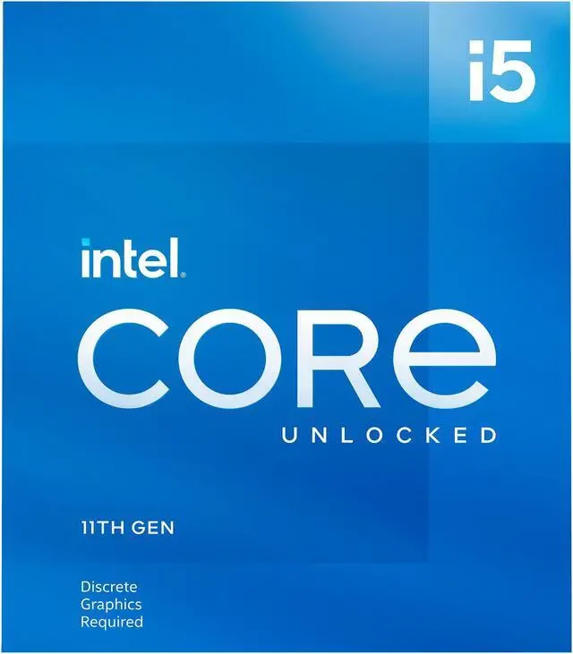 CPU Intel Core i5 11600KF 6 nhân 12 luồng Max turbo 4,9 GHz - LGA 1200