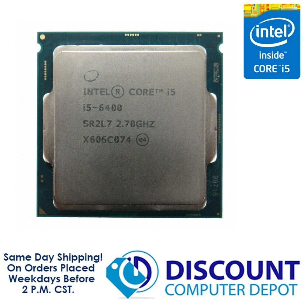 CPU Intel Core i5 6400 4 nhân 4 luồng Max turbo 3,3 GHz - LGA 1151