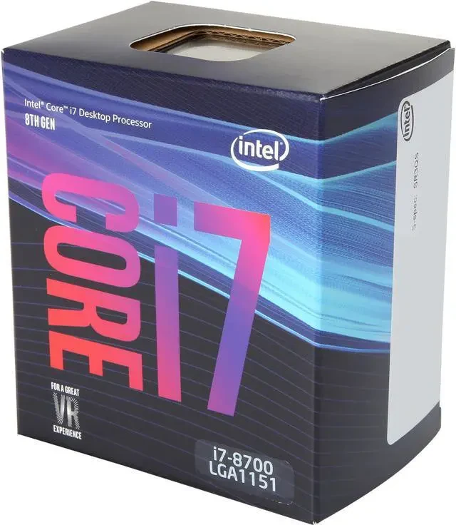 CPU Intel Core i7 8700 6 nhân 12 luồng Max turbo 4,6 GHz - LGA 1151