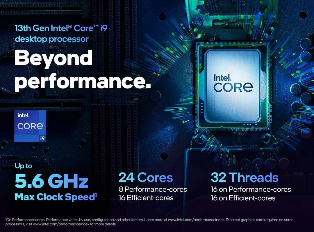 Intel Core I9 13900 - 24 nhân 32 luồng Max turbo 5.6GHz - LGA 1700 - New Tray
