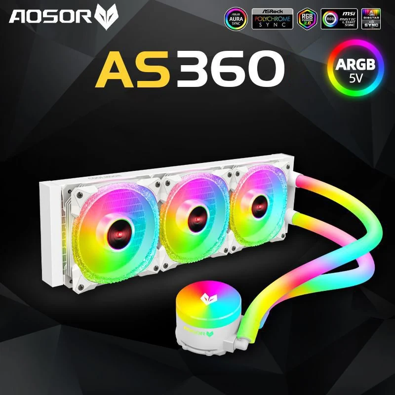 Fan Coolmoon AS2 ARGB Triple Pack - White - ARGB - New
